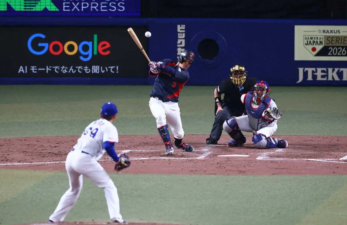 【画像・写真】【侍ジャパン】牧秀悟＆森下翔太“競演弾”　5回一挙5点で逆転勝ち　先発・伊藤は3回2失点