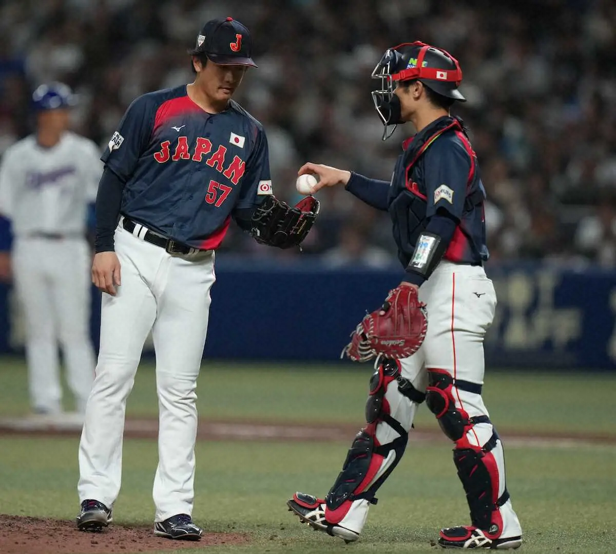 【画像・写真】【侍ジャパン】坂本誠志郎が正捕手獲りへ躍動2安打「良いところ飛んだと。どんな形でも貢献」巧打光る