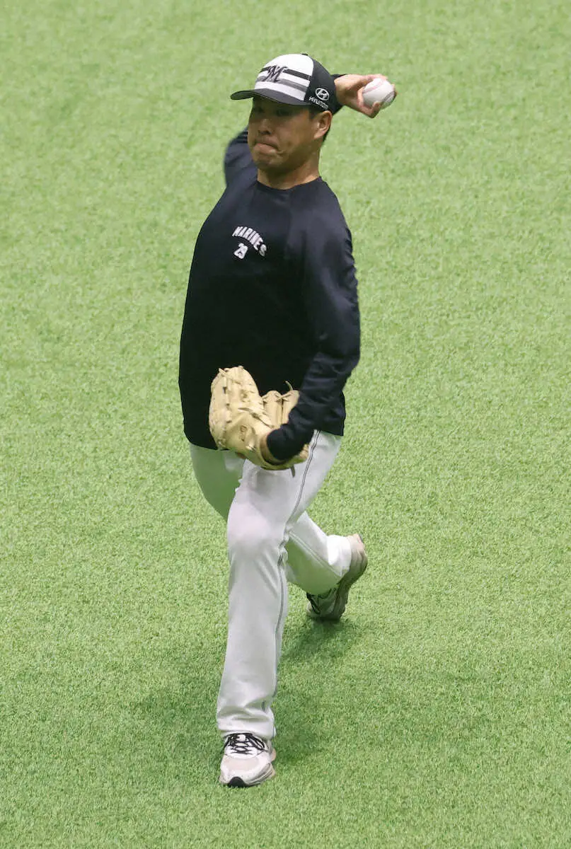 【画像・写真】ロッテ・西野　28日の“開幕前哨戦”西武戦に先発「まずは自分自身」「しっかり抑えられたら」