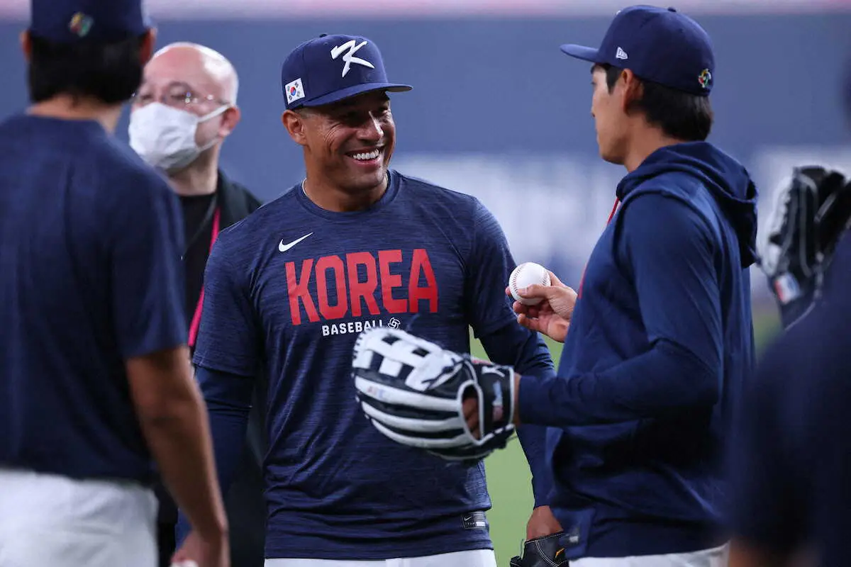 【画像・写真】韓国代表　李政厚、金慧成ら全選手集結　ジョーンズは最愛の母に勝利誓う「チームが勝てば、自分は幸せ」