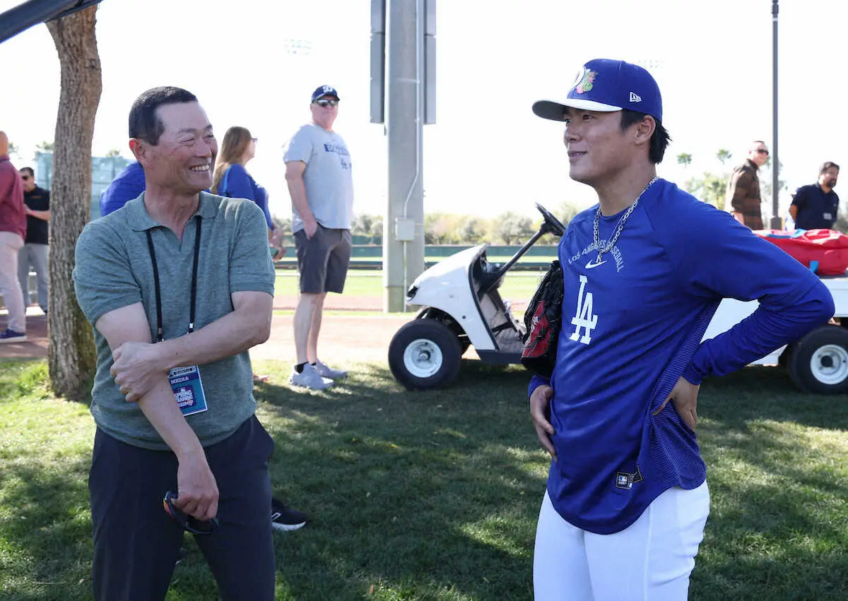 【画像・写真】通算173勝の桑田真澄氏「俺はここまで…」「非常に勉強になりました」　山本由伸のブルペンにうなる