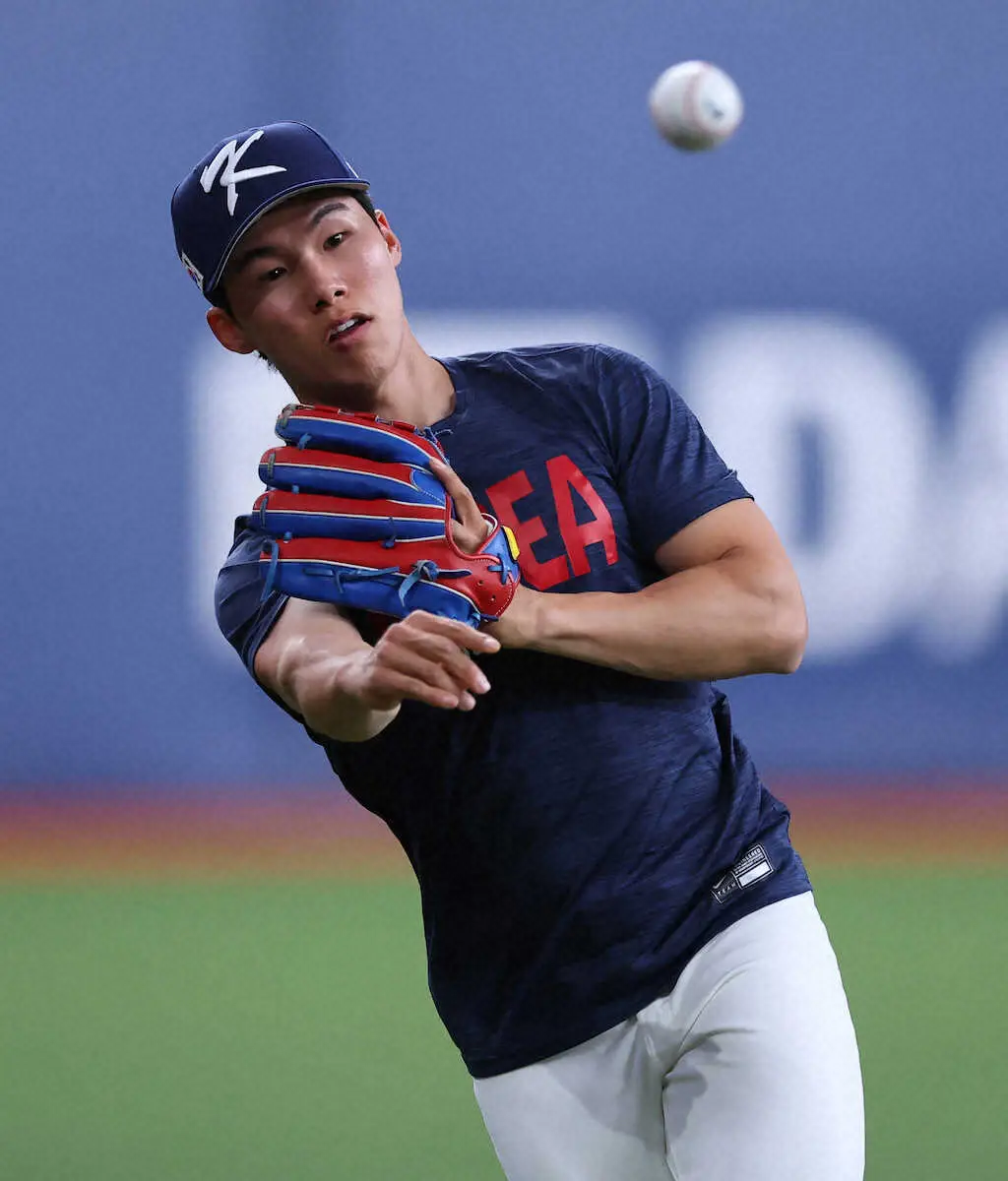 【画像・写真】韓国代表のドジャース・金慧成　同僚の侍ジャパン・大谷＆山本に「球場で会えるのが楽しみ」