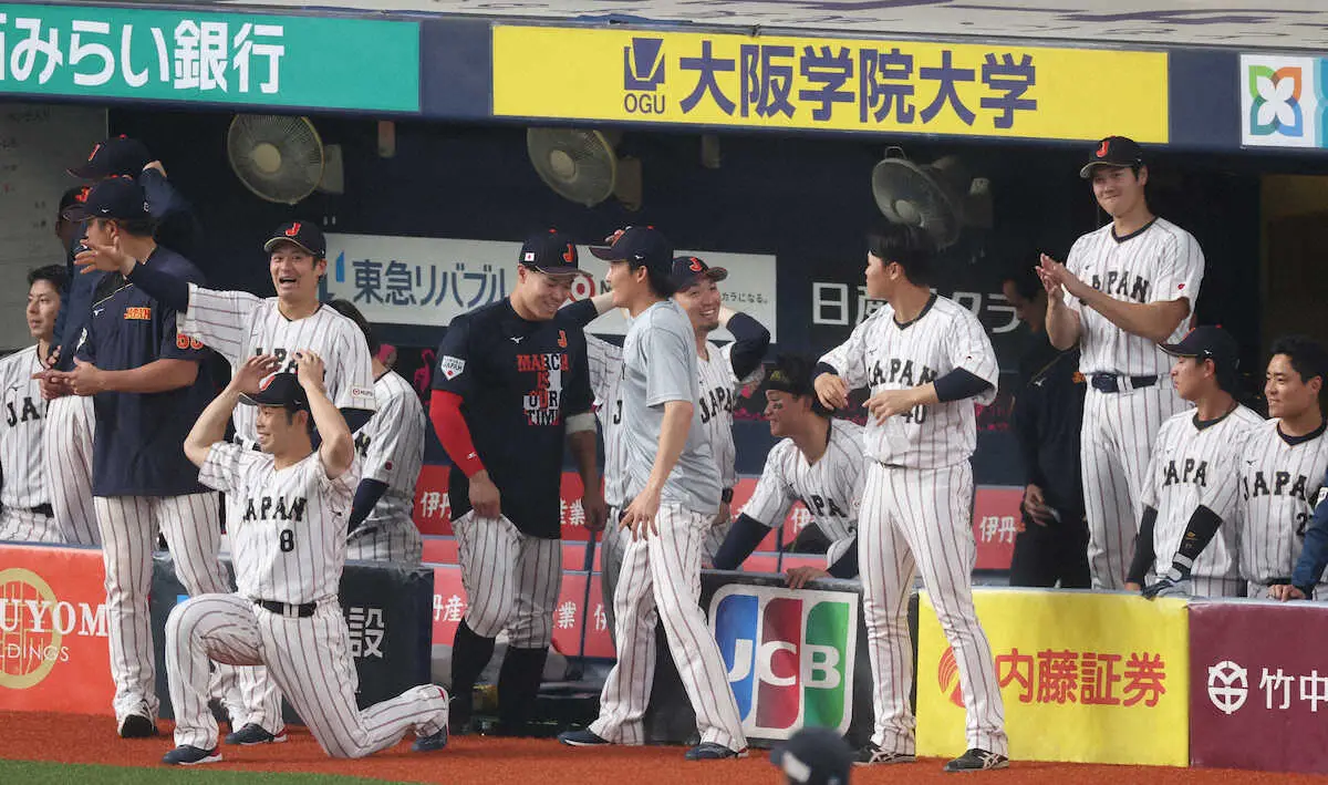 【画像・写真】【強化試合】オリックスが侍ジャパンに1点差勝利　9回1点差迫られるも好中継本塁タッチアウトで試合終了