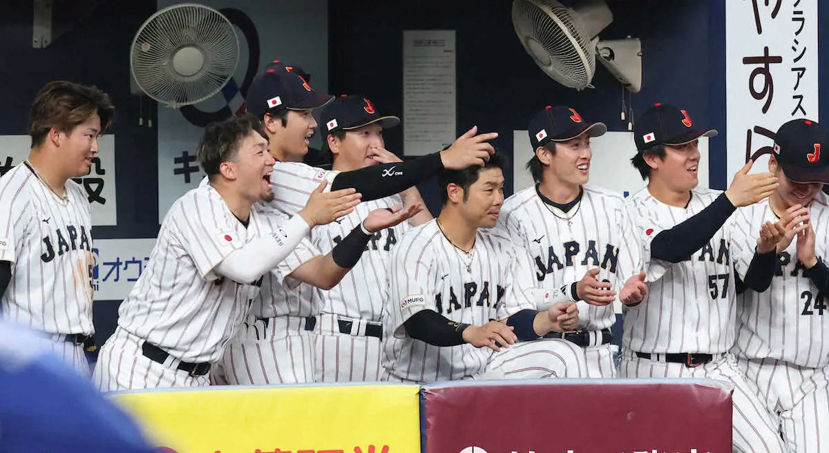 【画像・写真】【侍ジャパン】“お茶ポーズ”考案の北山「大谷さんか鈴木さんがやれば浸透する」と訴え　誠也の反応は？