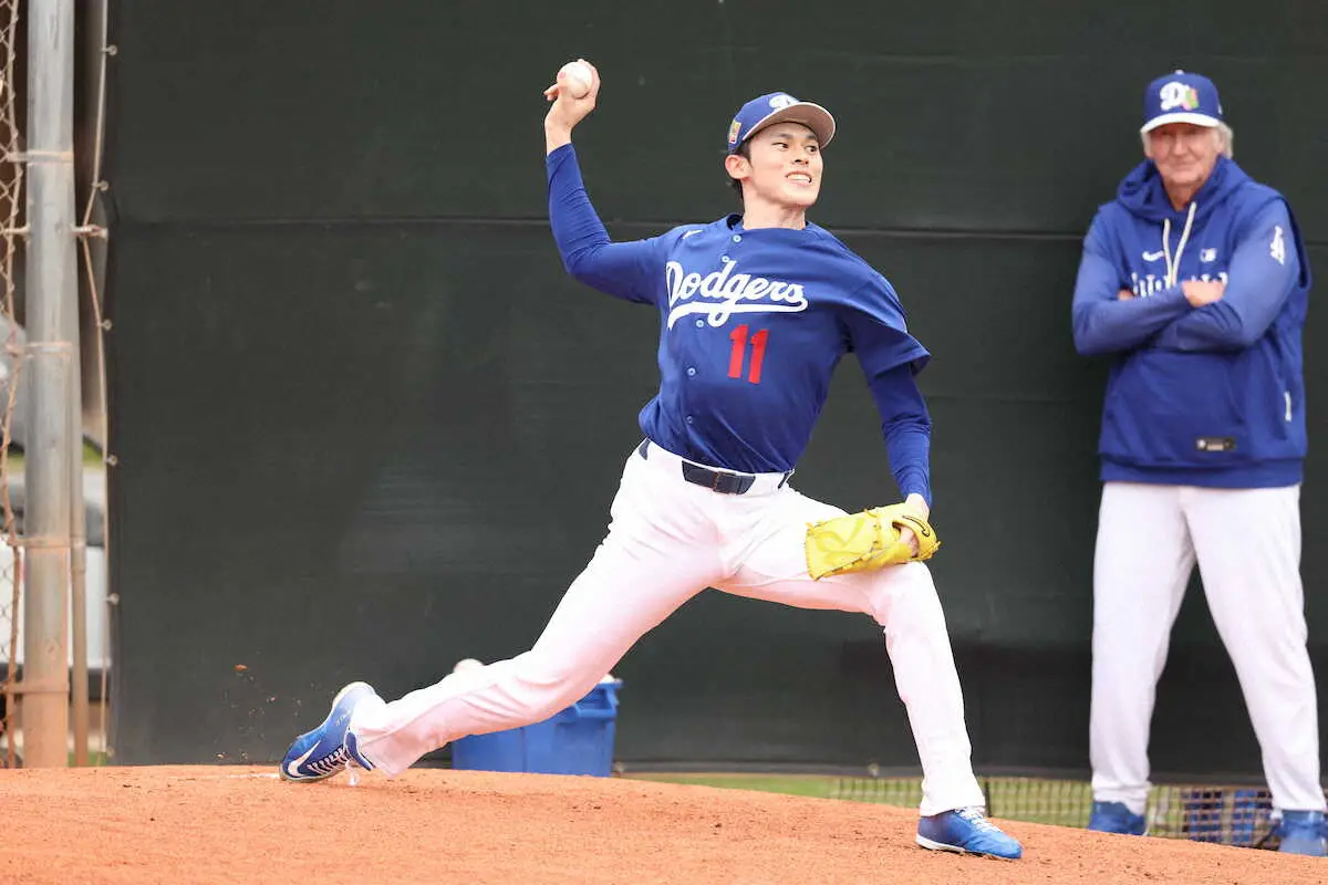 【画像・写真】ド軍現地記者「明らかに体が強くなっている」　佐々木朗希の“進化”に太鼓判！WS3連覇へ期待