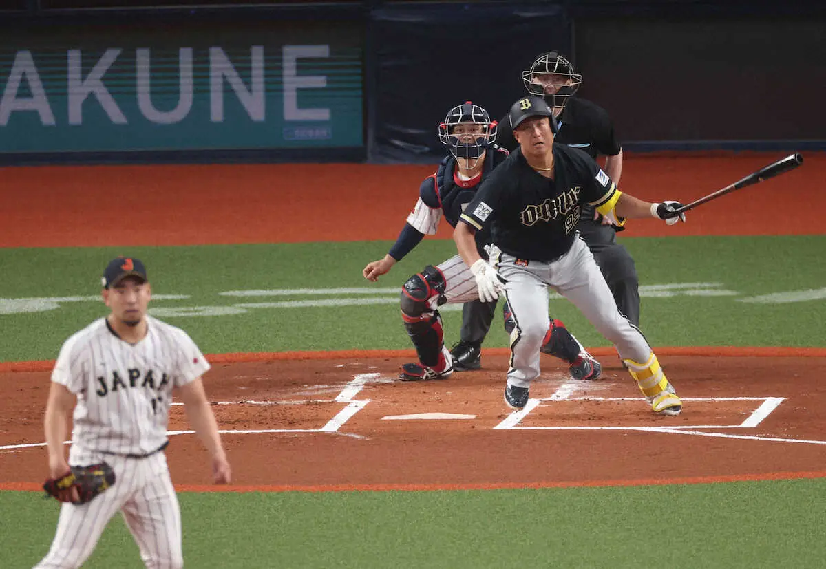 【画像・写真】【強化試合】オリックス・杉本裕太郎が初回に菊池から先制打「良いところを見せることができてうれしい」