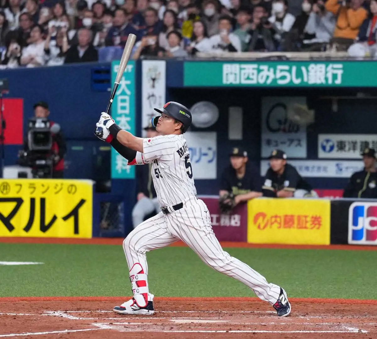 【画像・写真】【侍ジャパン】村上宗隆は3打数無安打で交代、2日連続4番で出場も