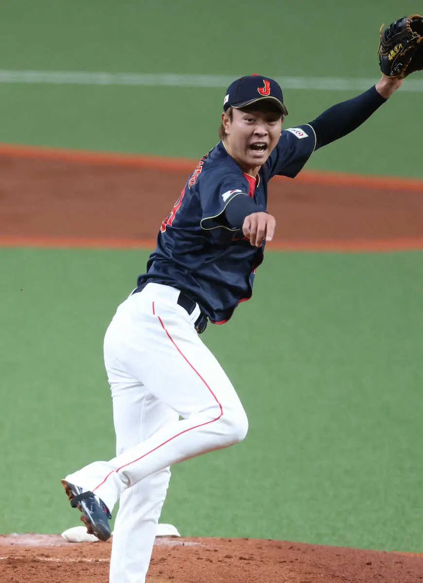 【画像・写真】【侍ジャパン】高橋宏斗　先発浮上のチェコ戦へ向け快投　2回3K零封に手応え「凄く良い状態で臨める」