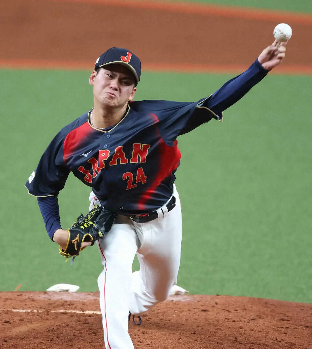 【画像・写真】【侍ジャパン】“ラストサムライ”金丸3回無失点「世界一に貢献できるように頑張りたい」