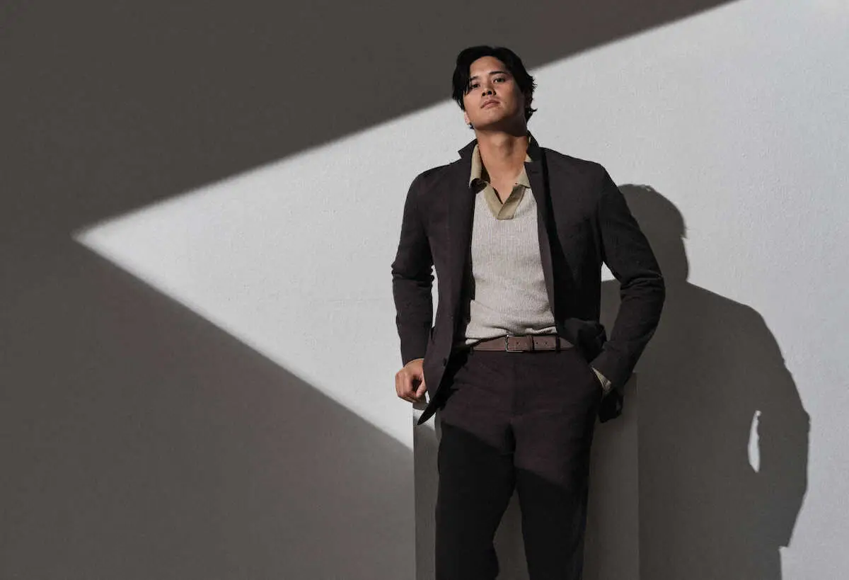 【画像・写真】大谷翔平の貴重ショット！「BOSS」最新コレクション、ジャケット姿も