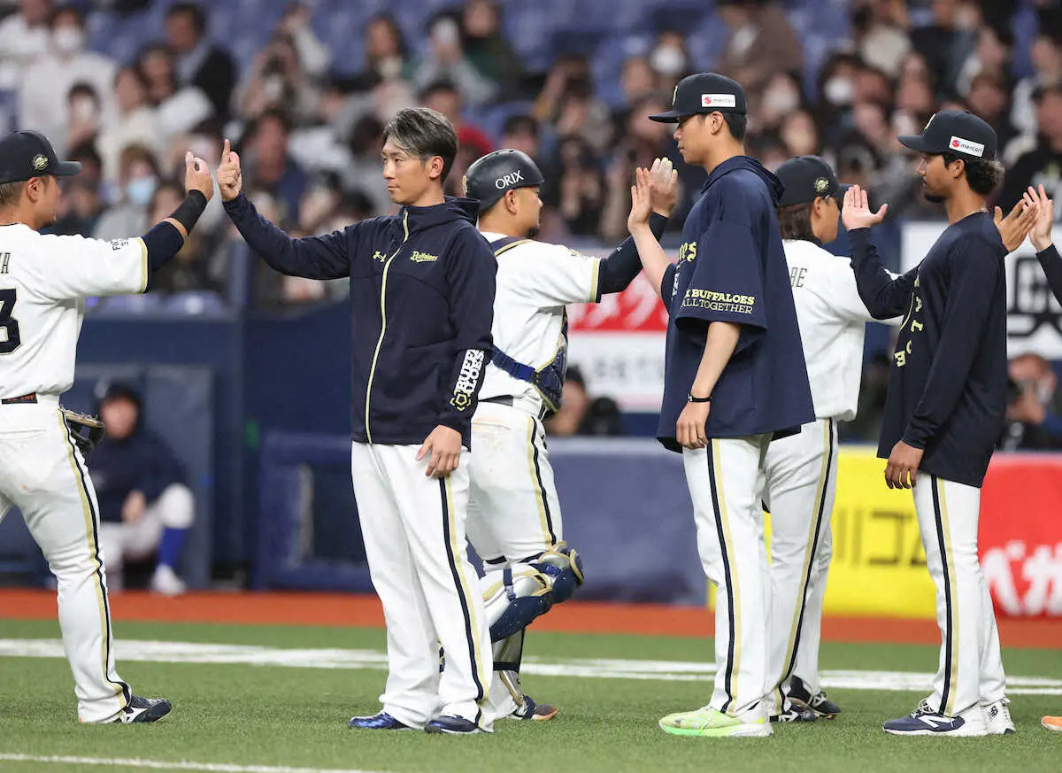 【画像・写真】オリックスがOP戦白星スタート　山下舜平大＆ジェリーの長身コンビで広島打線を完封