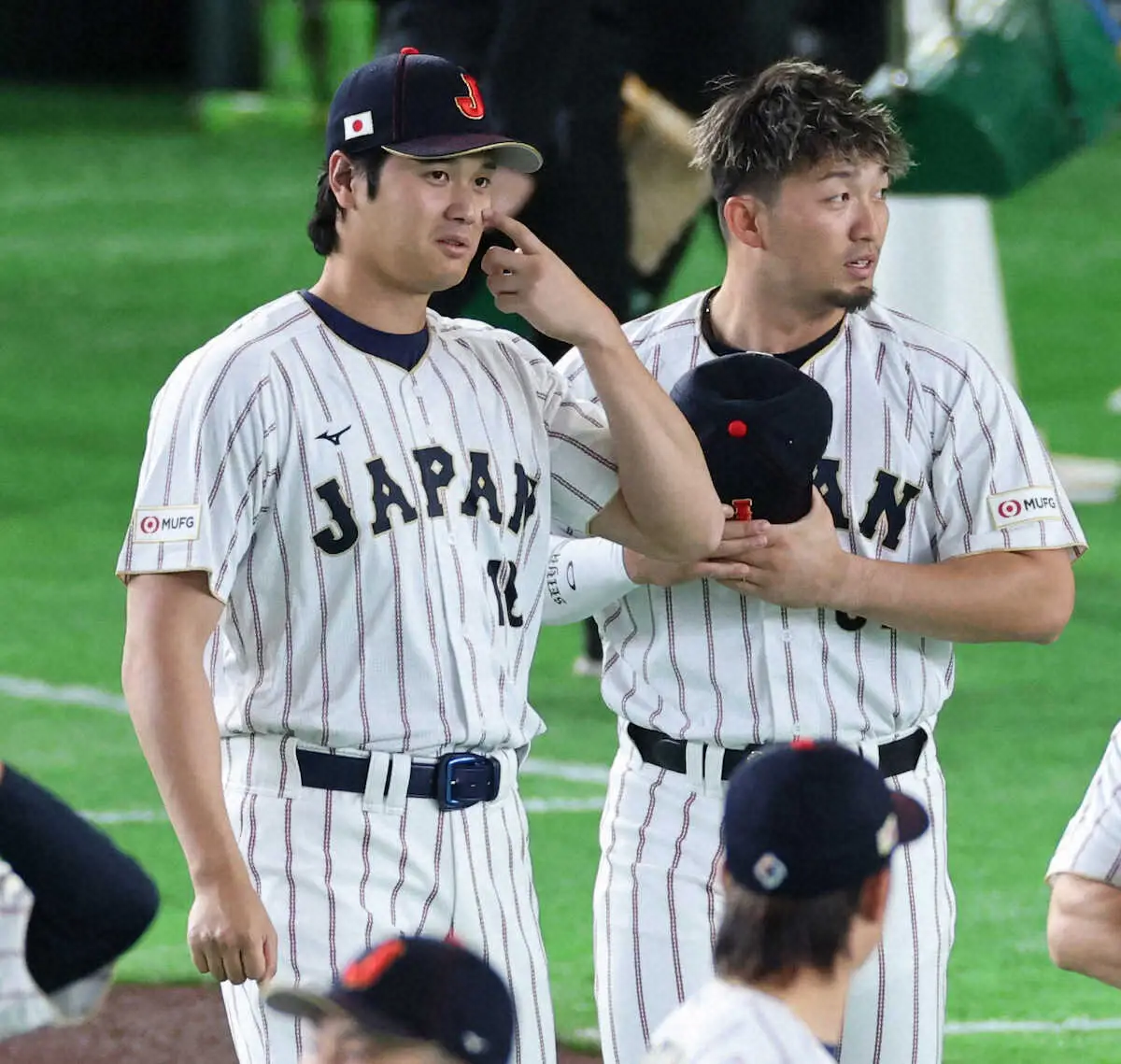 【画像・写真】【侍ジャパン】大谷　北山へのポーズ指令は「気を使われるのが嫌。気軽に話せたらいいなという思いで」