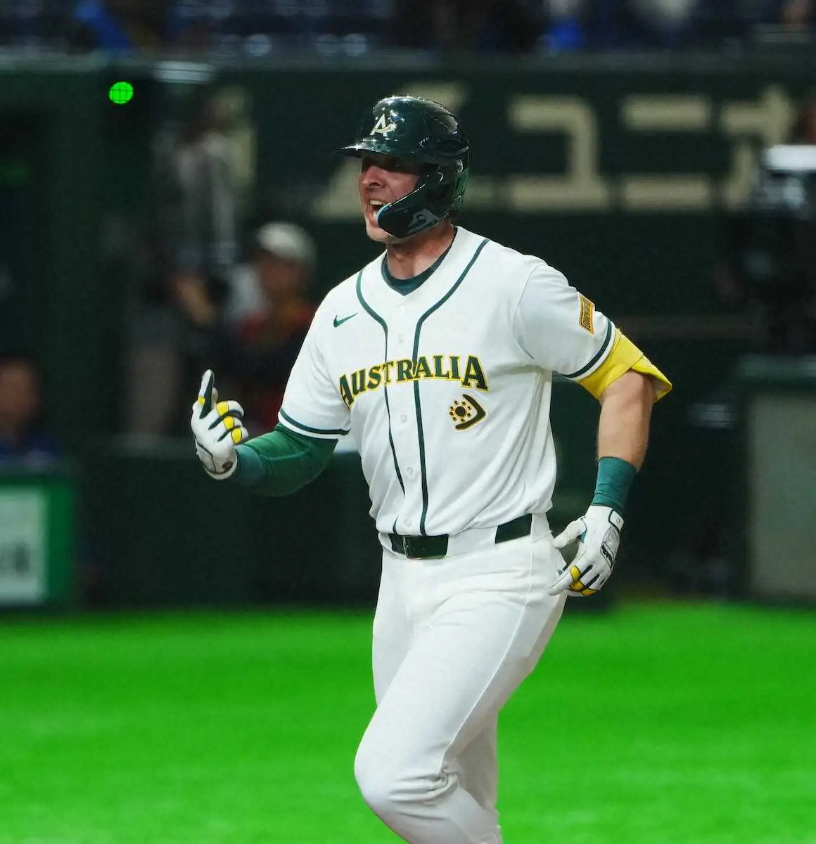 【画像・写真】【WBC】大会1号は豪州の捕手・パーキンス！5回に先制2ランで“台湾ホーム”黙らせる