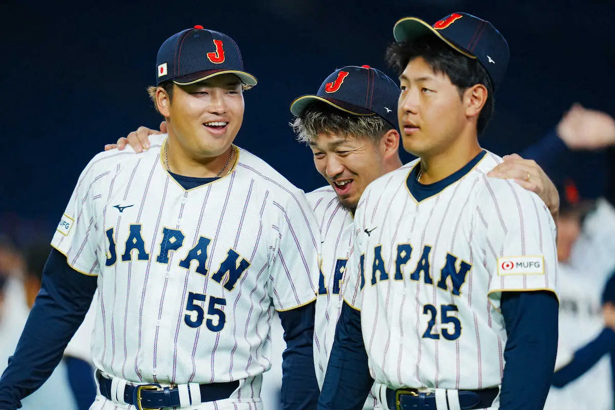 【画像・写真】【侍ジャパン】村上「コンディションもいいので、期待して」と自信　岡本は「打てるように」