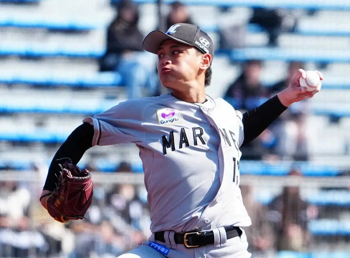 【画像・写真】ロッテのドラ2左腕・毛利海大　オープン戦初先発で3回無失点4K