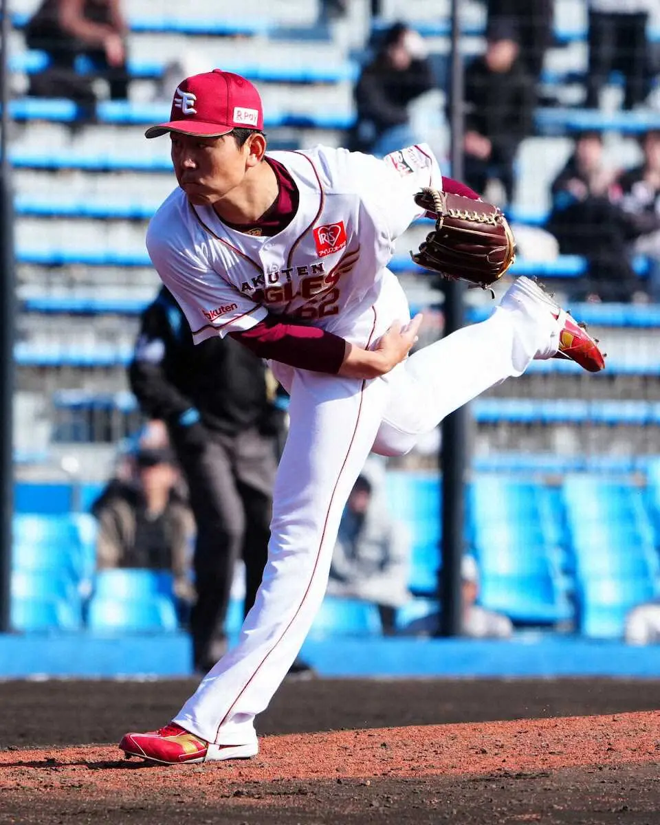 【画像・写真】楽天　今季から先発転向を目指す西口直人　3回2安打無失点も「全然駄目。徐々に出力が低下して」