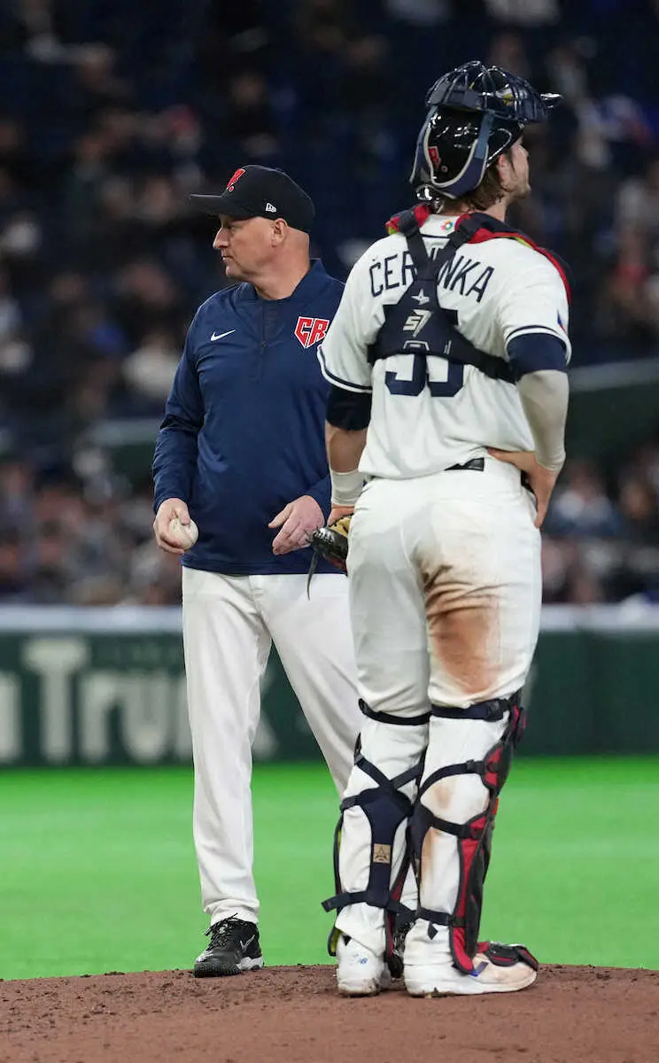 【画像・写真】【WBC】チェコ・ハジム監督　ストレスたまる展開に激高「感情的になりました」　先制も接戦落とし連敗