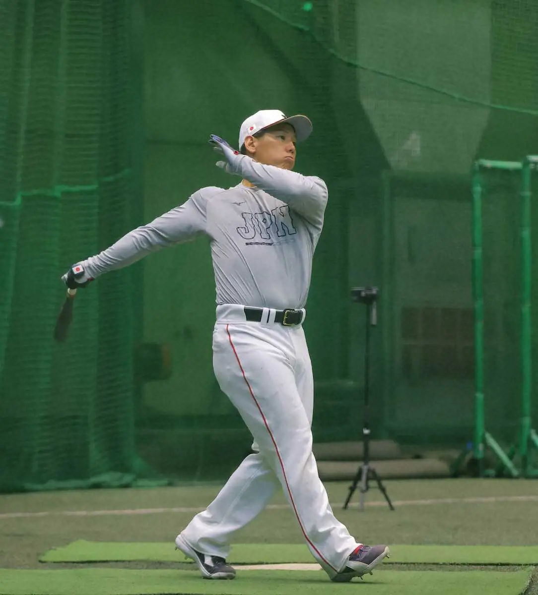 【画像・写真】【侍ジャパン】鈴木＆吉田　トス打撃などで調整　強化試合で本塁打放ったメジャーコンビ好調維持