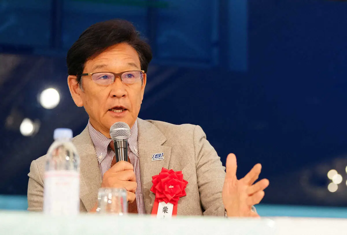 【画像・写真】【WBC】前監督・栗山英樹氏　侍ジャパンのキーマン「後ろの投手」　テレ朝・武内絵美アナと展望語り合う