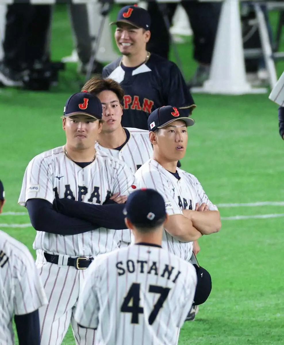 【画像・写真】【侍ジャパン】大谷翔平は1番で出陣　絶好調の吉田正尚が村上宗隆に代わって侍の4番務める
