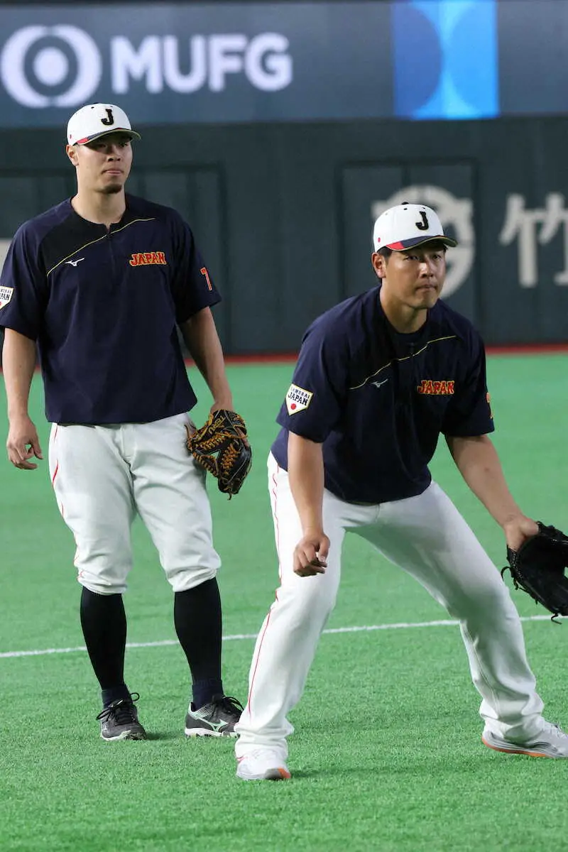【画像・写真】【侍ジャパン】佐藤輝明「やったぁ」第一声は喜びと興奮　WBC初打席で四球「味わうことない雰囲気」