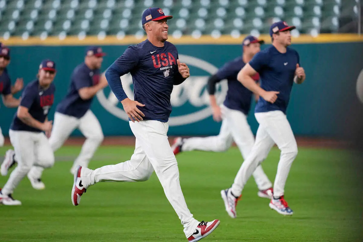 【画像・写真】【WBC】米国、7日にブラジルと初戦　ジャッジ主将「いい思い出をつくりたい」