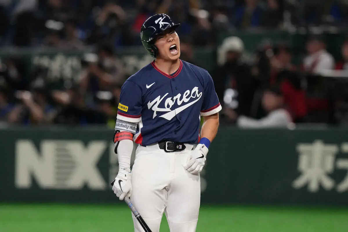 【画像・写真】【WBC】韓国　日本に競り負け1勝1敗に…救援陣が踏ん張れず、大谷同僚の金慧成2ランも空砲