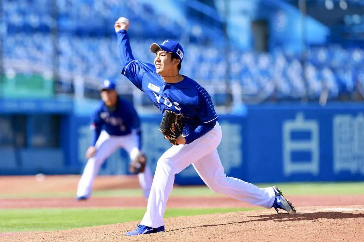 【画像・写真】阪神でシーズン7勝を挙げた小野泰己がYBSで社会人デビュー　投手強襲打浴びコールド負け
