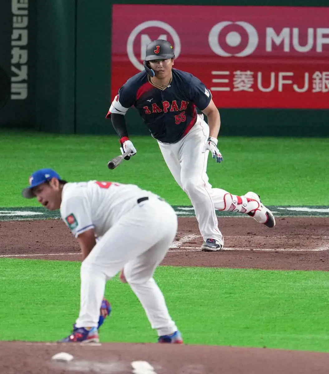 【画像・写真】【侍ジャパン】村上　「一緒に行こうぜ」大谷との約束果たしたダメ押し打　前回不振の1次Rで快音