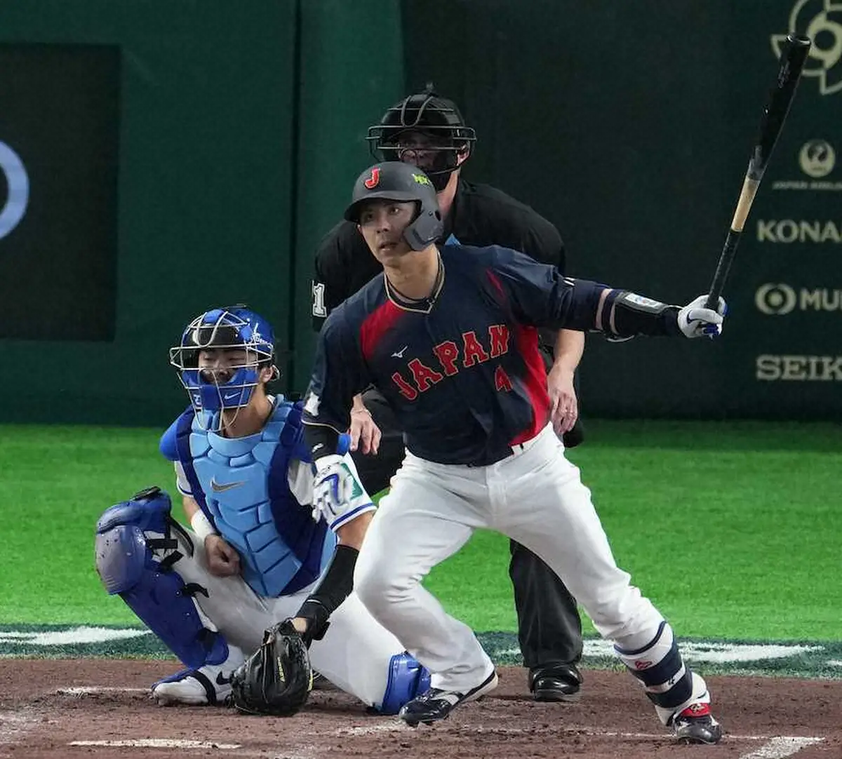 【画像・写真】【侍ジャパン】若月、攻守で存在感　5回までマスク「ノーヒットは良かった」