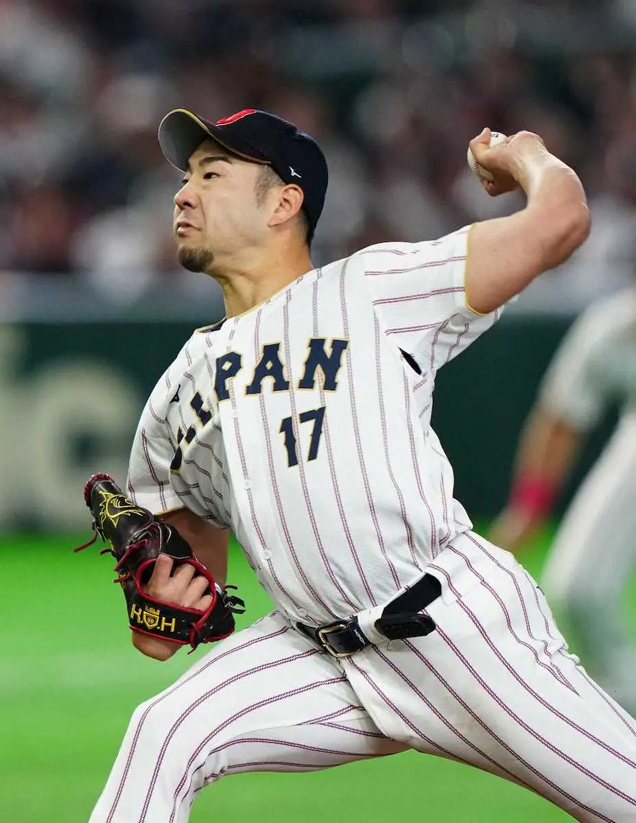 【画像・写真】【侍ジャパン】菊池雄星　2回はきっちり修正　スライダーで連続空振り三振奪う　初回3失点も