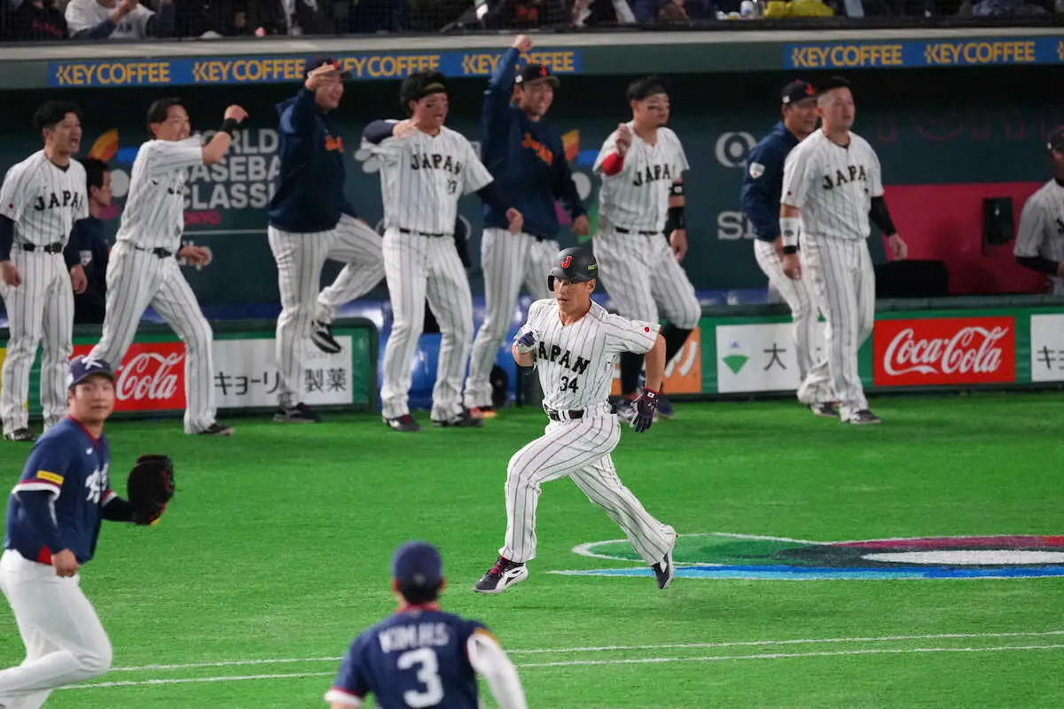 【画像・写真】【侍ジャパン】準々決勝進出王手！　韓国との打ち合い制し逆転連勝　大谷、誠也、正尚で全8打点叩き出す