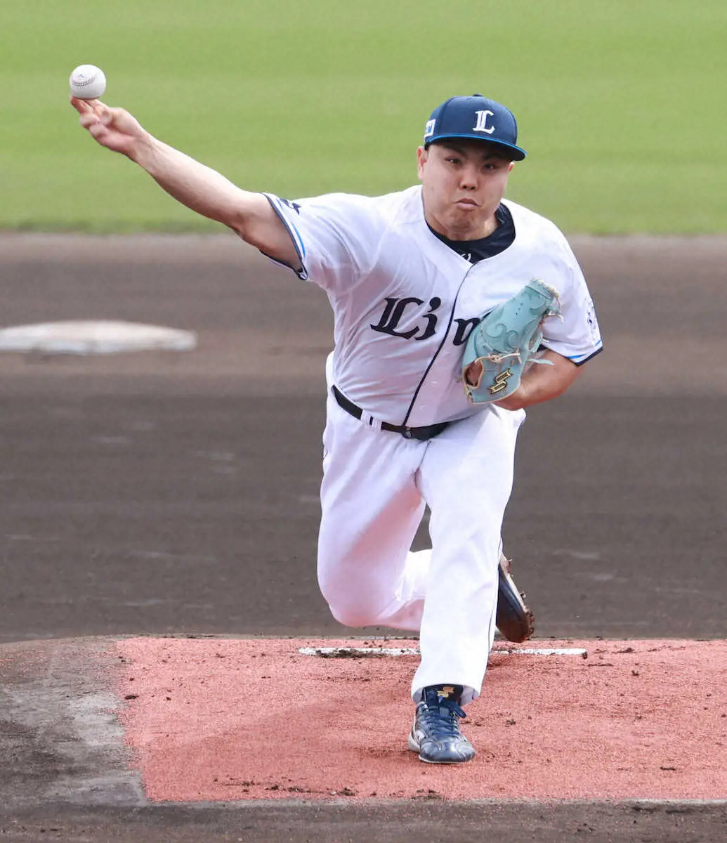 【画像・写真】西武　左ふくらはぎ肉離れでWBC辞退の平良海馬が初実戦　3回1安打無失点で最速156キロと力感満点