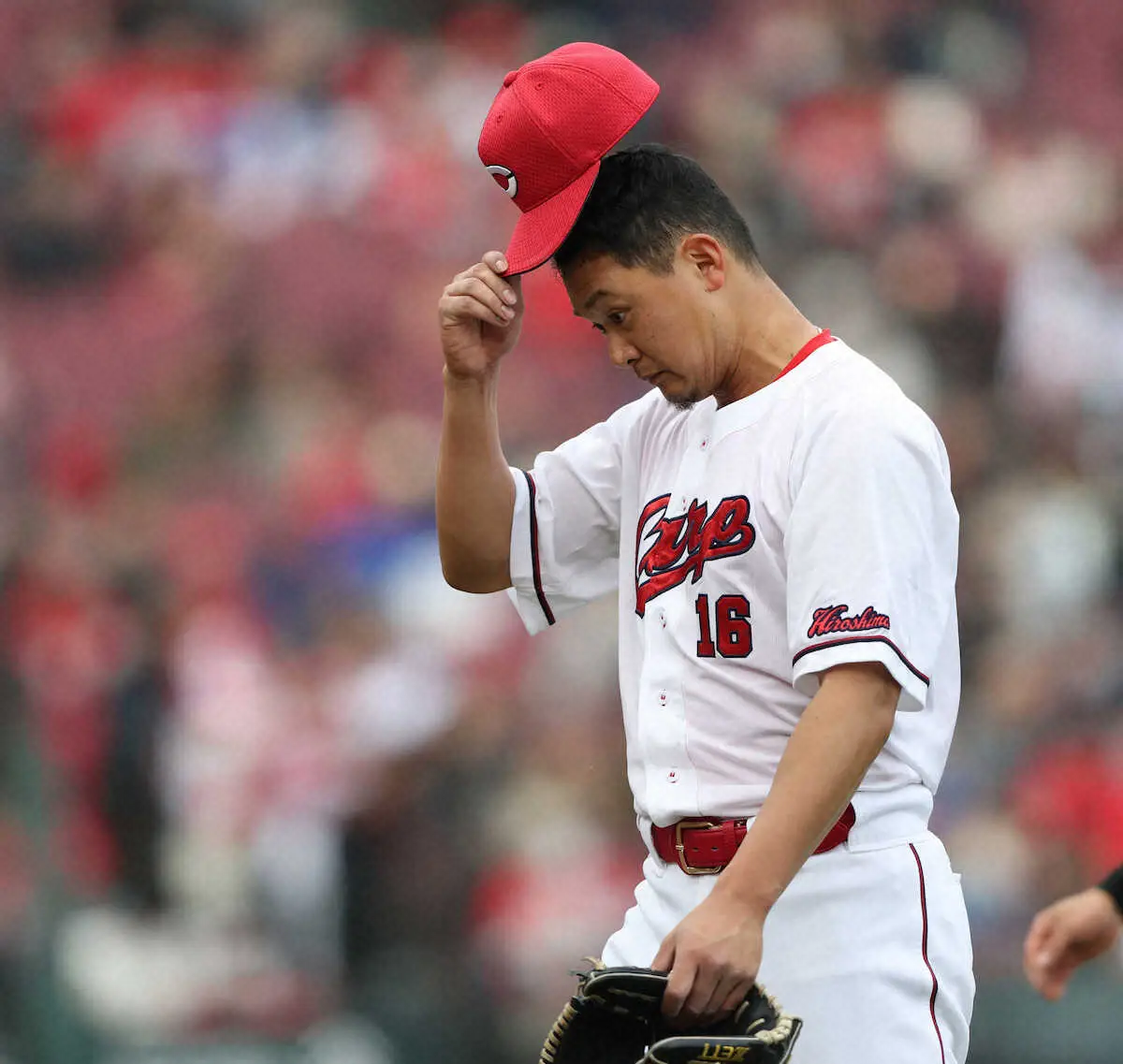 【画像・写真】広島　森翔平は制球に課題「コースを狙い過ぎた」3回で4安打4四球3失点