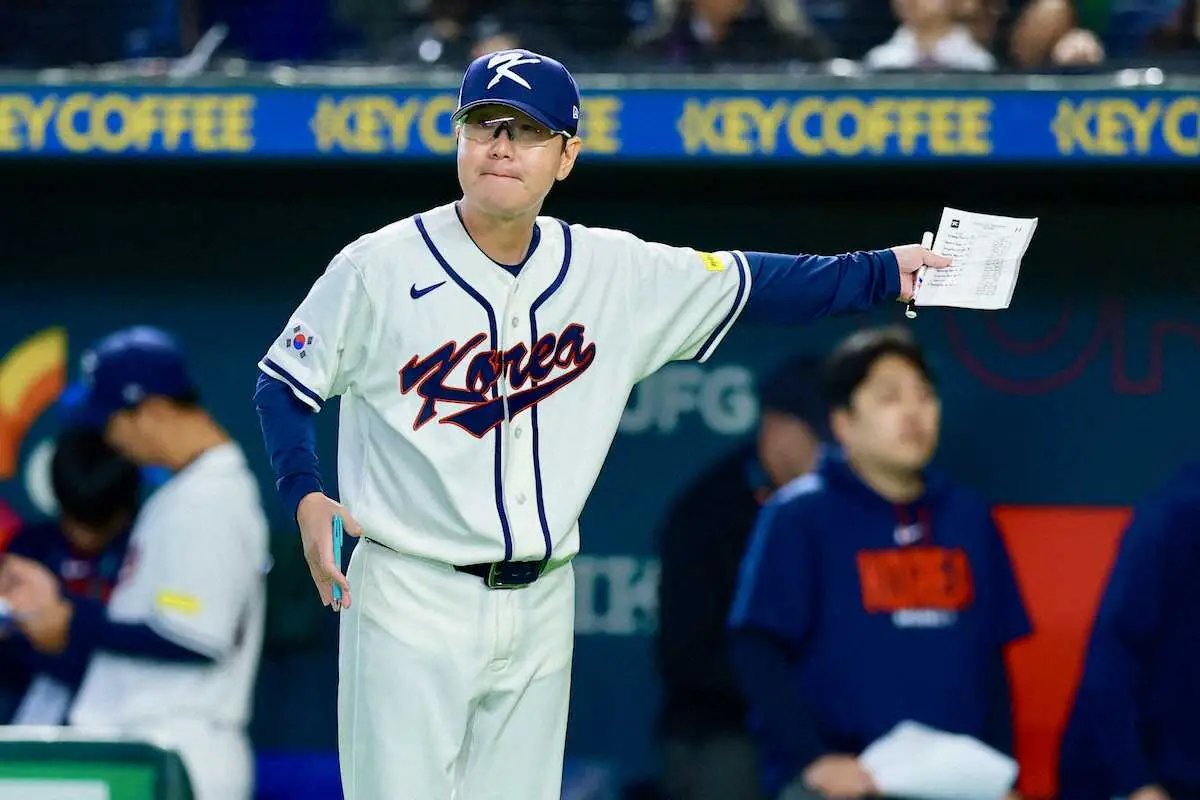 【画像・写真】【WBC】韓国は日本との熱戦から約14時間で台湾戦　指揮官はベテラン柳賢振に期待「一番信頼できる」