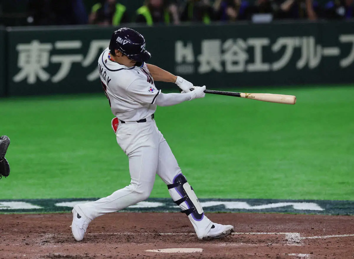 【画像・写真】【WBC】韓国まさか2連敗　金倒永が逆転2ラン＆同点二塁打も…延長10回タイブレークで台湾に競り負け
