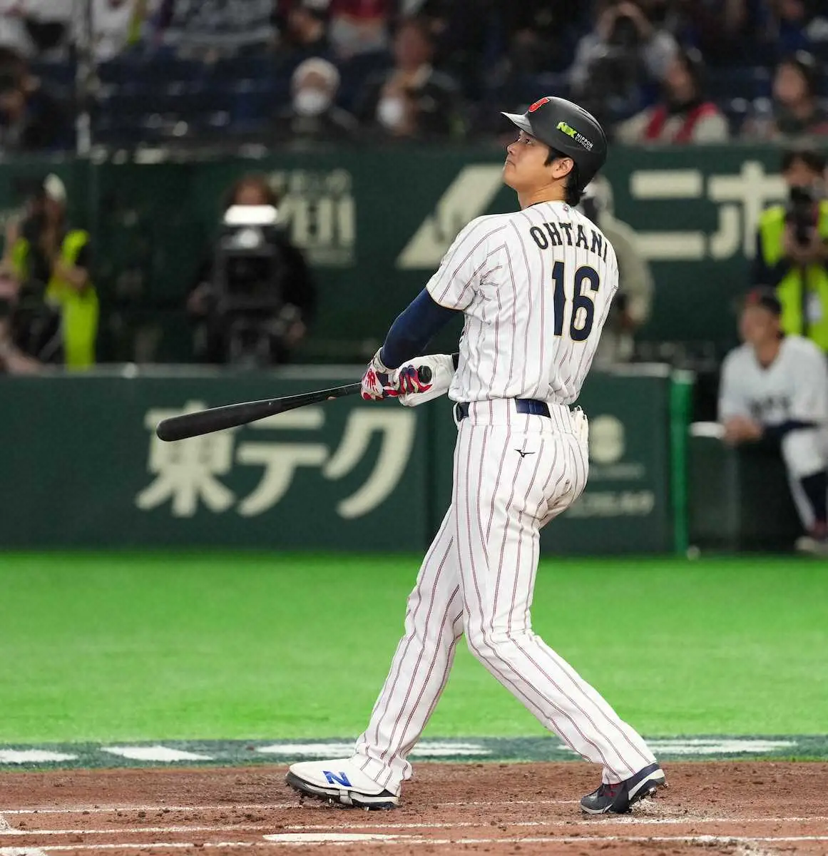 【画像・写真】【侍ジャパン】大谷翔平　第2打席は好機で大飛球も中飛　東京ドームからため息もれる