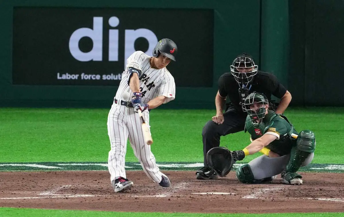 【画像・写真】【侍ジャパン】吉田正尚が2戦連発！天覧試合で球場騒然の逆転2ラン　4番の勢いが止まらない