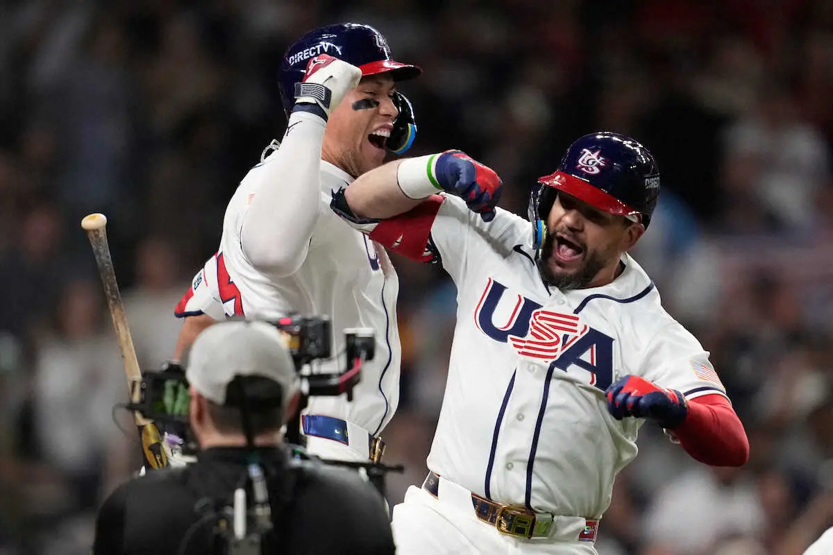 【画像・写真】【WBC】米国　シュワバーの決勝2ランで2連勝「モチベーションは胸にある“USA”の文字」