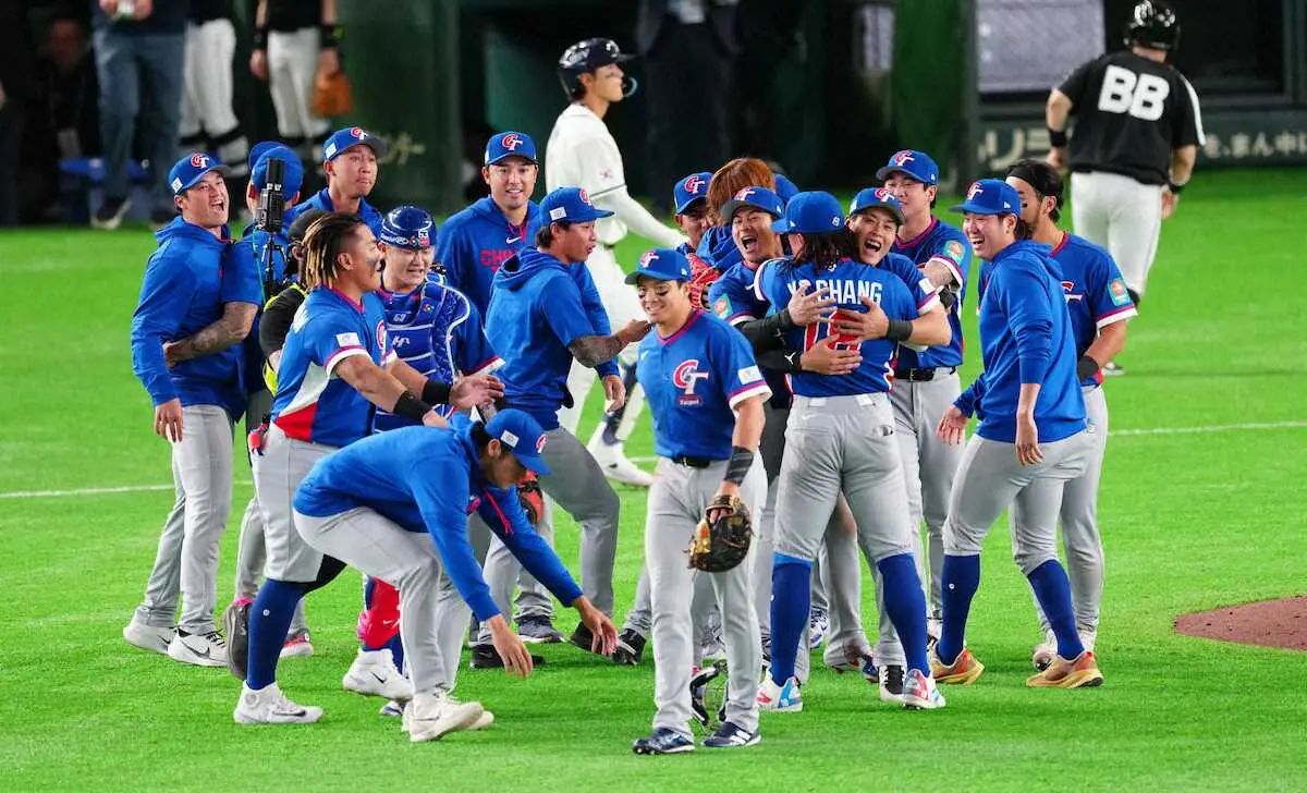 【画像・写真】【WBC】台湾　韓国にWBC初勝利！延長10回タイブレーク制し歓喜の涙