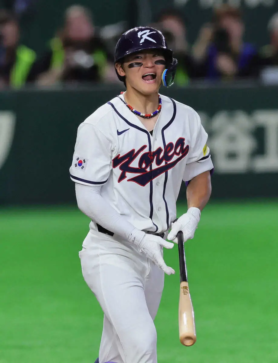 【画像・写真】【WBC】金倒永　尊敬する先輩とともに決戦の地へ「燃えている状況です」　金慧成スタメン外に闘志