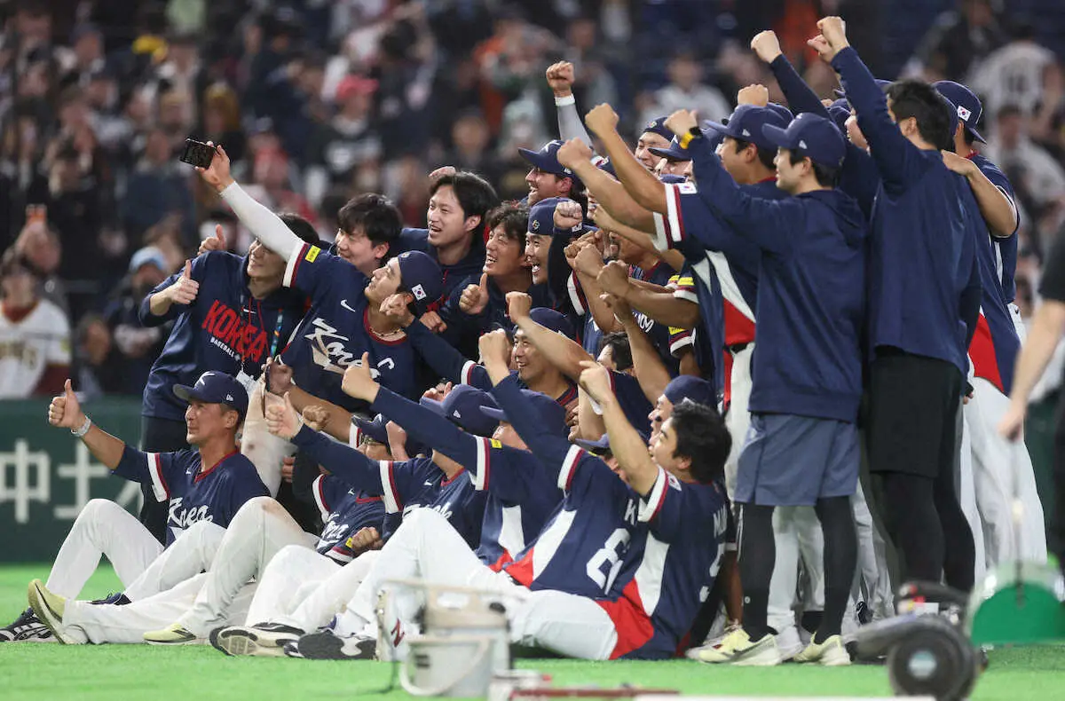【画像・写真】【WBC】韓国指揮官「私の野球人生で一番の試合」　9回好プレーの主将・李政厚を「さすが」と絶賛