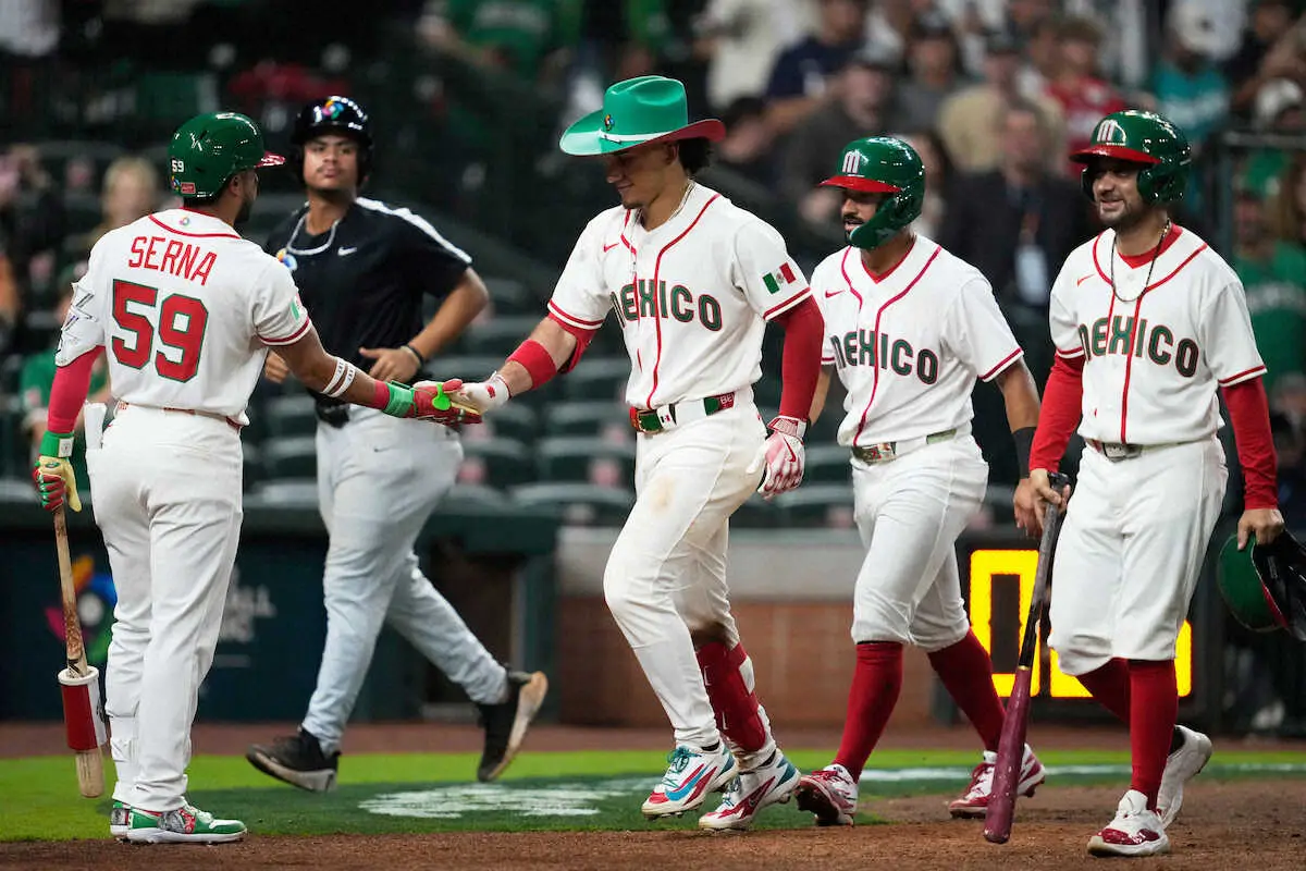 【画像・写真】【WBC】メキシコ猛打爆発連勝！4本塁打含む16安打16点でコールド勝ち
