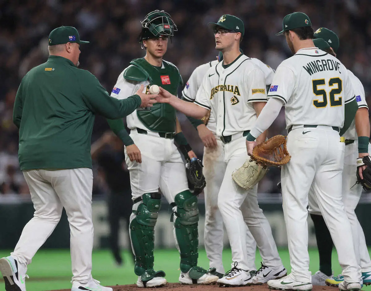【画像・写真】【WBC】オーストラリア9回に痛恨失点　2大会連続準々決勝進出ならず　ニルソン監督「失策は痛かった」