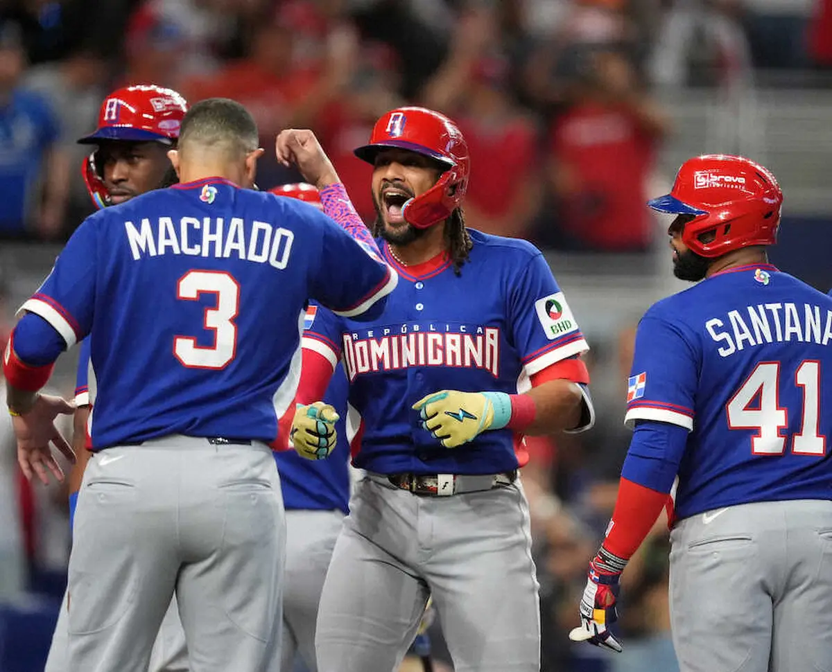 【画像・写真】【WBC】ドミニカ共和国が3戦連続2桁得点の3連勝で準々決勝進出！　侍ジャパンの相手となる可能性も