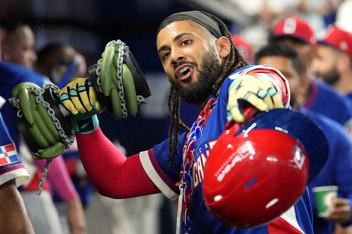 【画像・写真】【WBC】ドミニカ共和国　1番打者で6打点のタティス「素晴らしい打線の先頭を打つのは大きな責任」