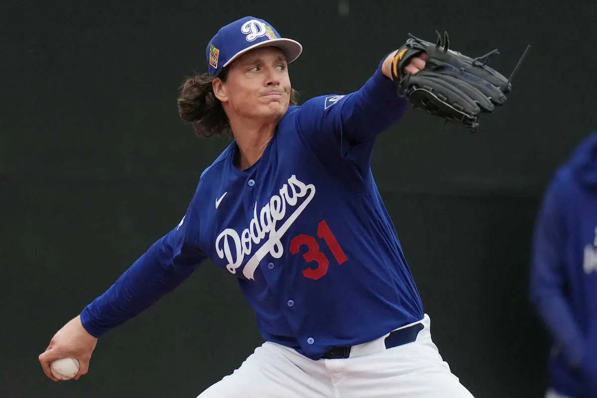 【画像・写真】「考えすぎるタイプ」脱却　ドジャースの剛腕グラスノー、フォーム改善で覚醒の予感