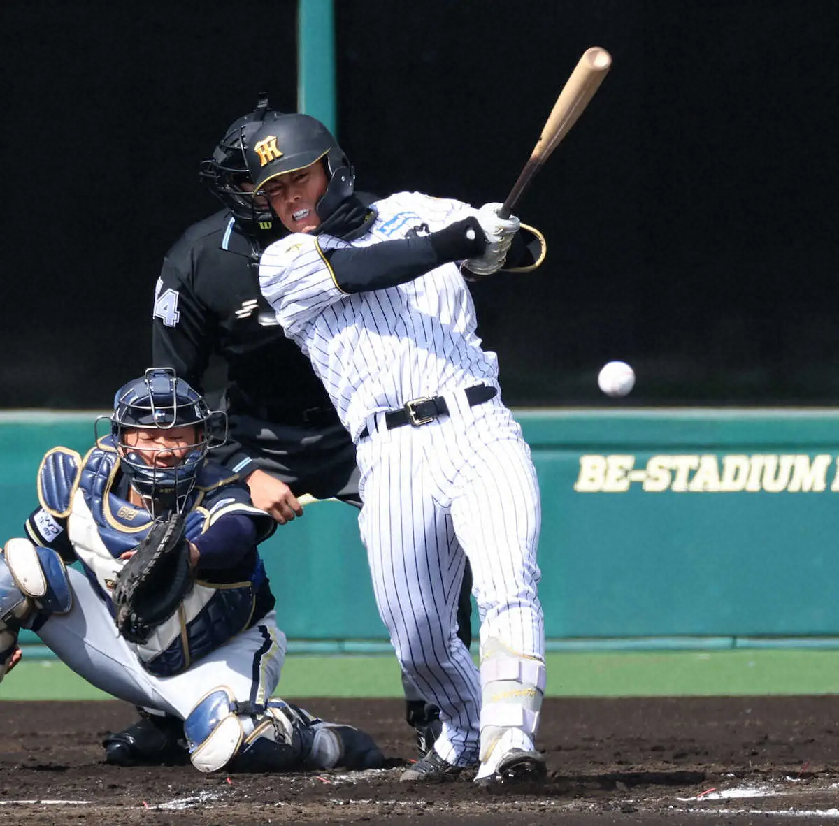 【画像・写真】阪神ドラ2谷端将伍「頭にない球に対応できた」オリックス先発エスピノーザ撃ち
