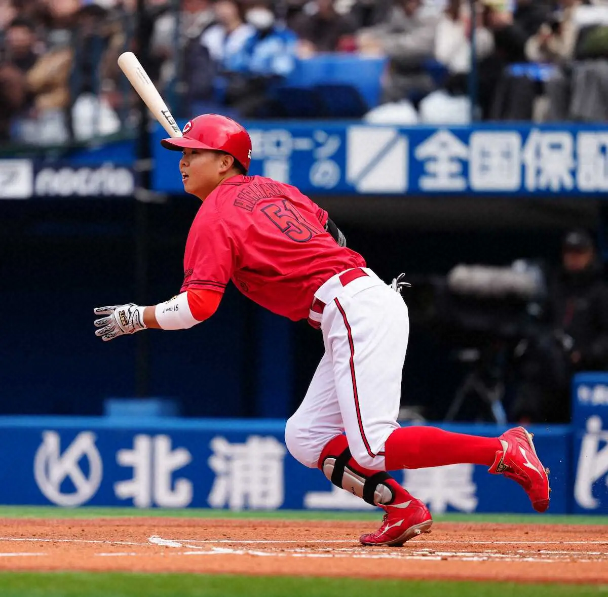 【画像・写真】広島ドラ1平川蓮　打って走って!!満点アピール　右膝自打球から復帰し、オープン戦トップの11安打