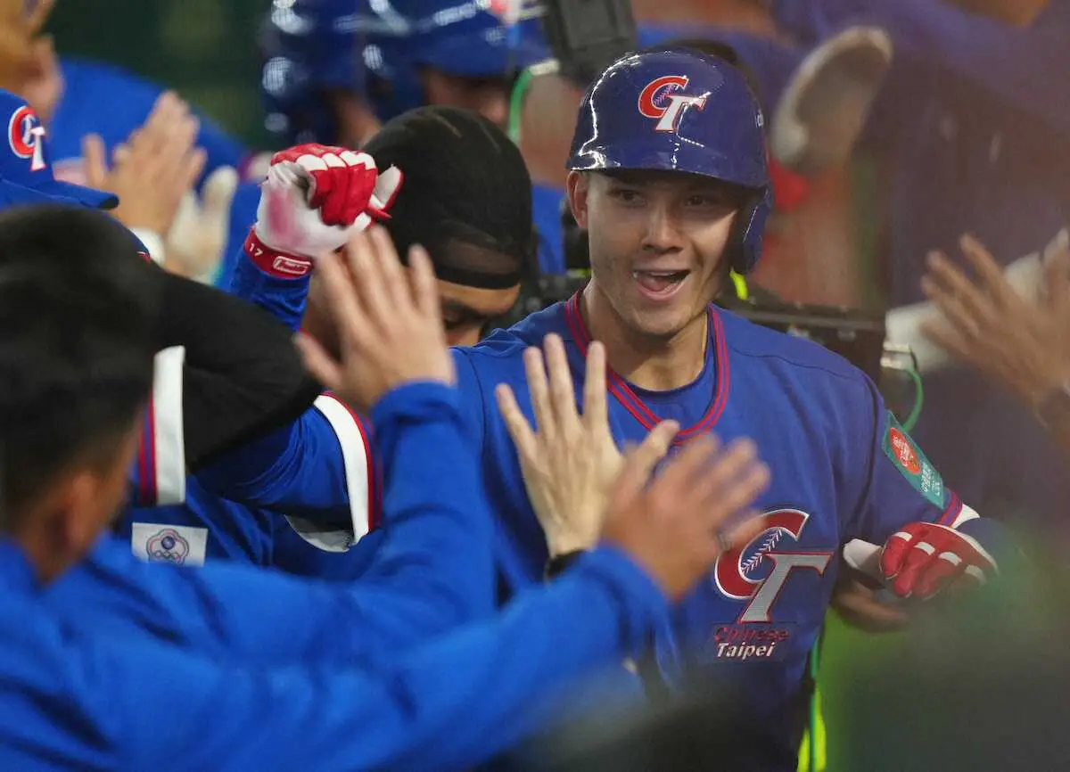 【画像・写真】【WBC】台湾代表の主力が感謝「プレーできたことは名誉。幸せでした」　韓国戦では値千金2ラン